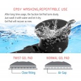 Support de téléphone portable universel avec système à ventouse en silicone, rotatif à 360 degrés