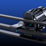 Support de téléphone voiture Joyroom avec chargeur inductif Qi 15W USB-C compatible MagSafe pour ventilation - Noir