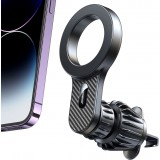 Magnetischer Auto Halter Carbon Look f&uuml;r iPhone mit MagSafe Joyroom JR-ZS355 Handyhalterung Smartphone Halterung - Schwarz