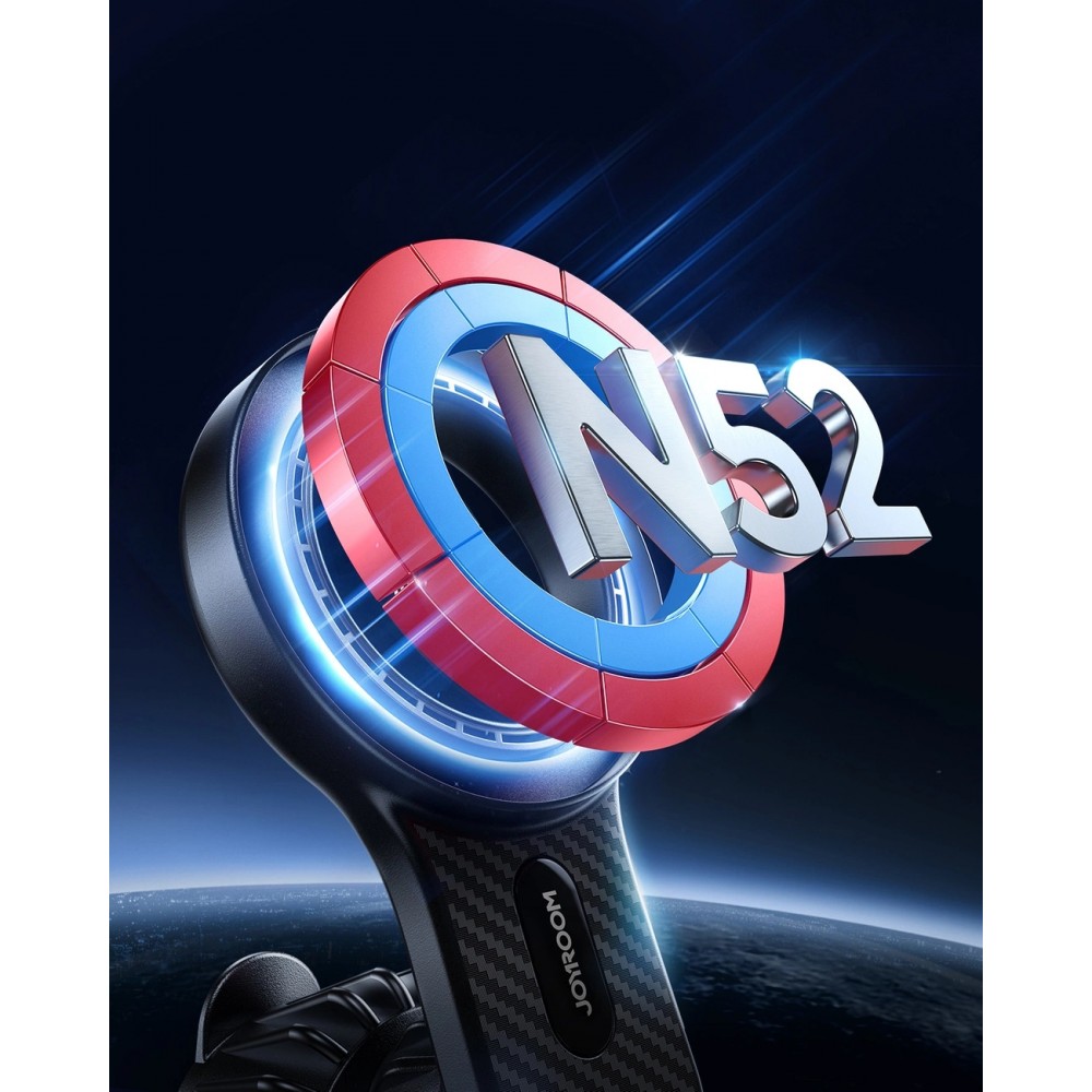 Magnetischer Auto Halter Carbon Look f&uuml;r iPhone mit MagSafe Joyroom JR-ZS355 Handyhalterung Smartphone Halterung - Schwarz