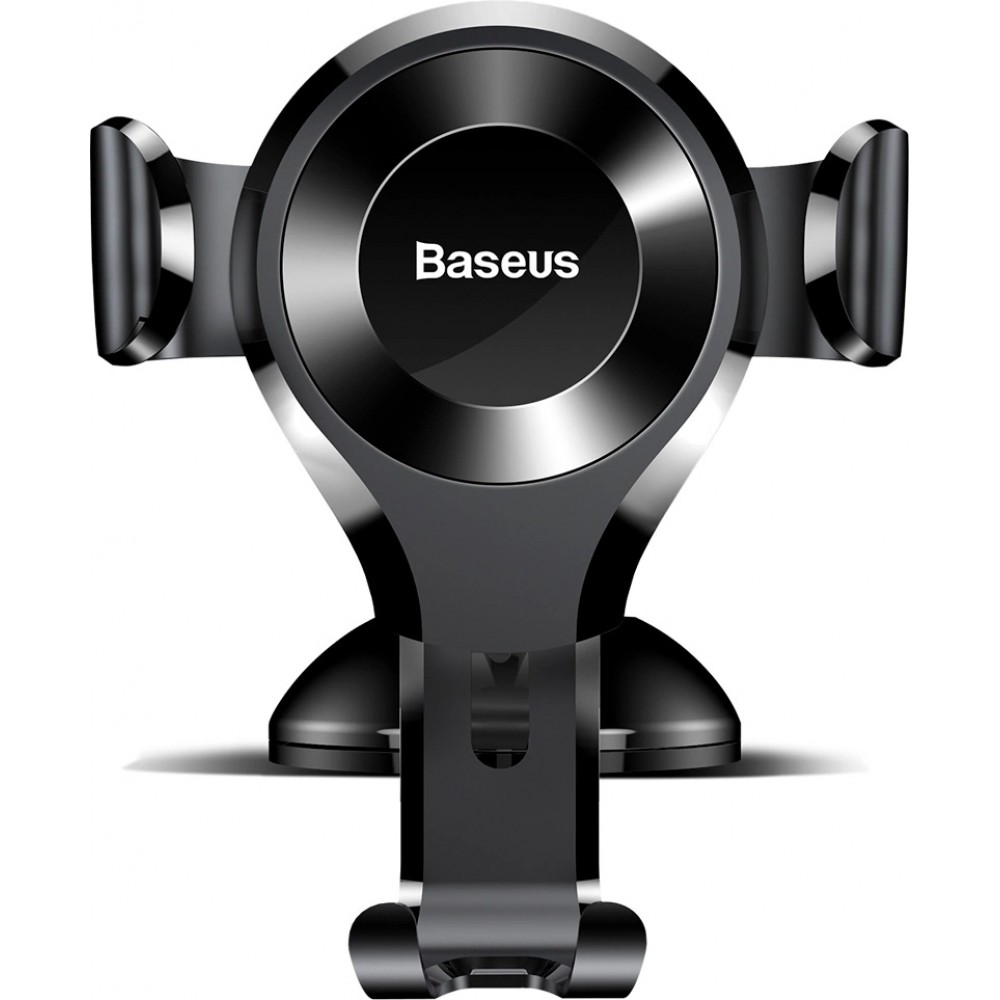 Support de voiture pour téléphone universel Gravity Baseus Osculum SUYL-XP01 pour pare-brise ou tableau de bord - Noir