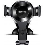 Support de voiture pour téléphone universel Gravity Baseus Osculum SUYL-XP01 pour pare-brise ou tableau de bord - Noir