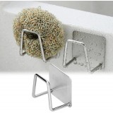 Support en acier inoxydable pour éponges et vaisselle pour évier, cuisine & salle de bains - Argent