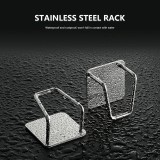 Support en acier inoxydable pour éponges et vaisselle pour évier, cuisine & salle de bains - Argent