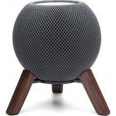 Support en bois massif pour Apple HomePod Mini trépied métal et bois support de bureau polyvalent