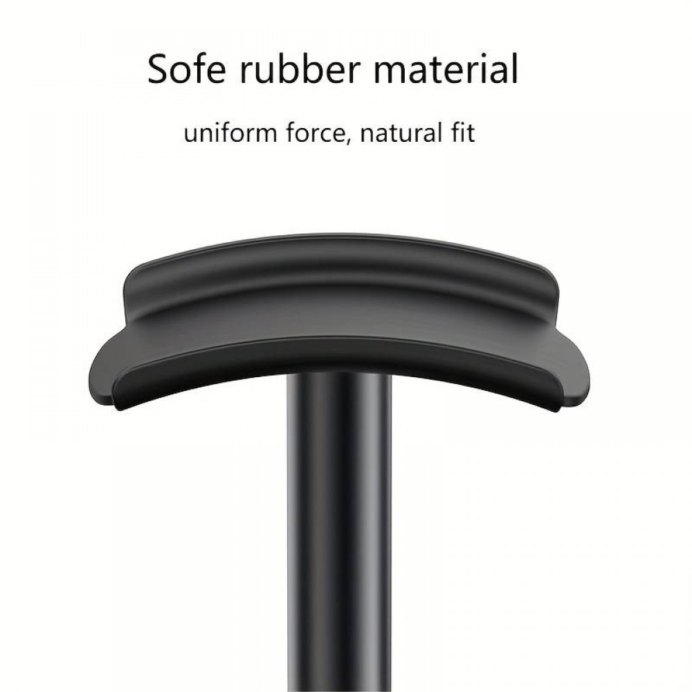 Support universel en aluminium pour AirPods Max et autre casques écouteurs avec repose-tête doux audio - Argent