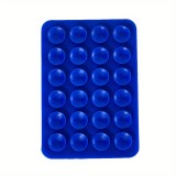 Support universel pour smartphone - Fixation autocollante en silicone avec ventouses - Bleu foncé