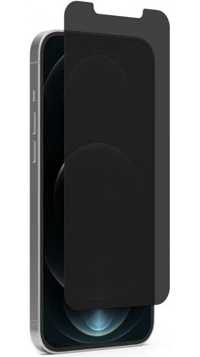 Tempered Glass Privacy iPhone 15 Plus - Vitre de protection d'écran anti-espion en verre trempé