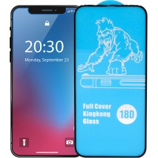 Tempered Glass iPhone 15 - Vitre de protection d'écran intégrale avec bord en silicone anti-choc