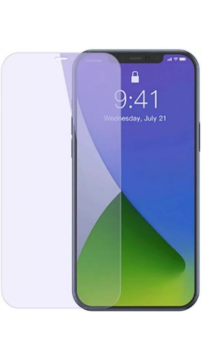 Tempered Glass iPhone 15 Pro - Vitre de protection anti-lumière bleue