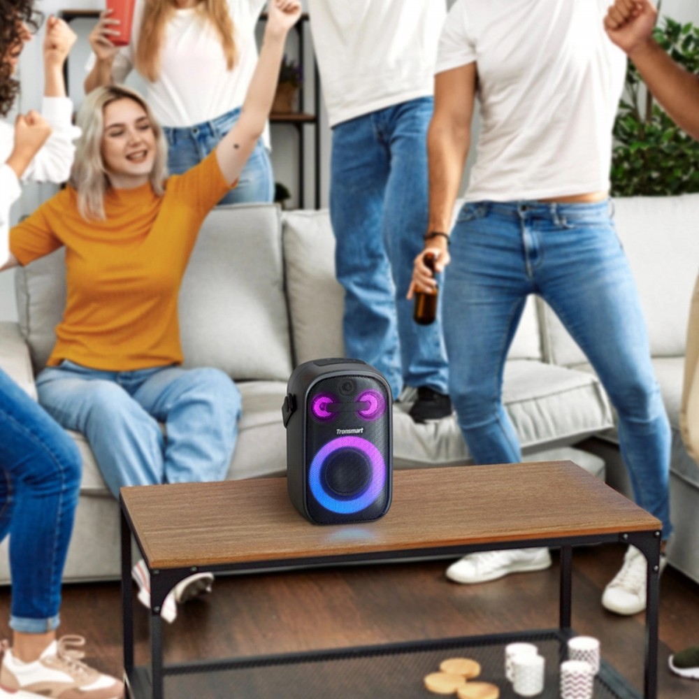 Tronsmart Halo 100 60W - Enceinte Bluetooth sans fil portable avec hanse - Noir