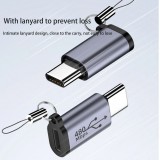 USB-C vers Lightning - Adaptateur de charge de haute qualité Connecteur Transfert de données 480Mbps Aluminium