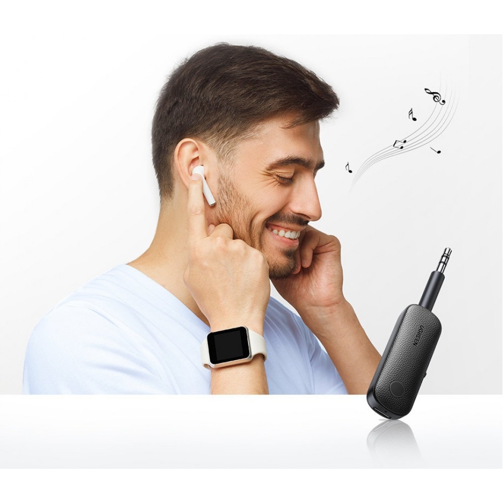 Ugreen 2 en 1 Récepteur émetteur Bluetooth 5.0 avec Mini Jack 3.5mm - Noir