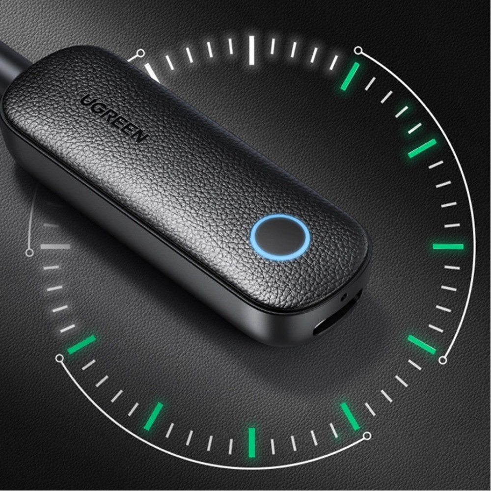 Ugreen 2 en 1 Récepteur émetteur Bluetooth 5.0 avec Mini Jack 3.5mm - Noir