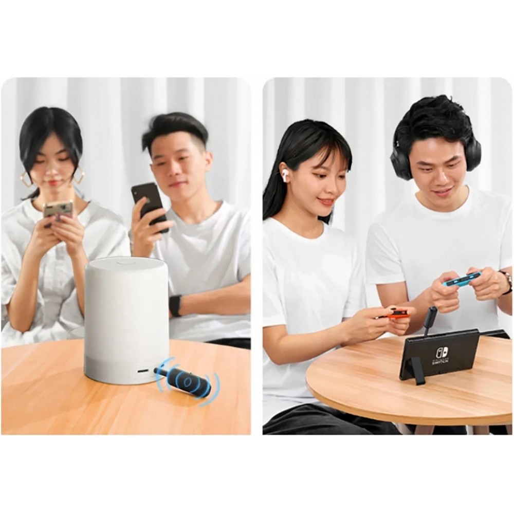 Ugreen 2 en 1 Récepteur émetteur Bluetooth 5.0 avec Mini Jack 3.5mm - Noir