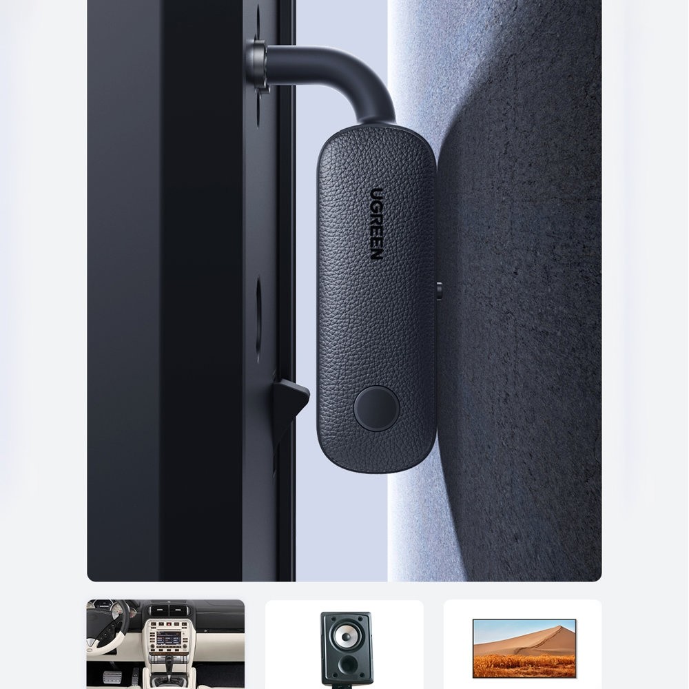 Ugreen 2 en 1 Récepteur émetteur Bluetooth 5.0 avec Mini Jack 3.5mm - Noir