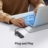 Ugreen Hub USB-A à 4 ports Multiport Highspeed 5Gbps extra plat 4x USB-A 3.0 plug and play - Noir