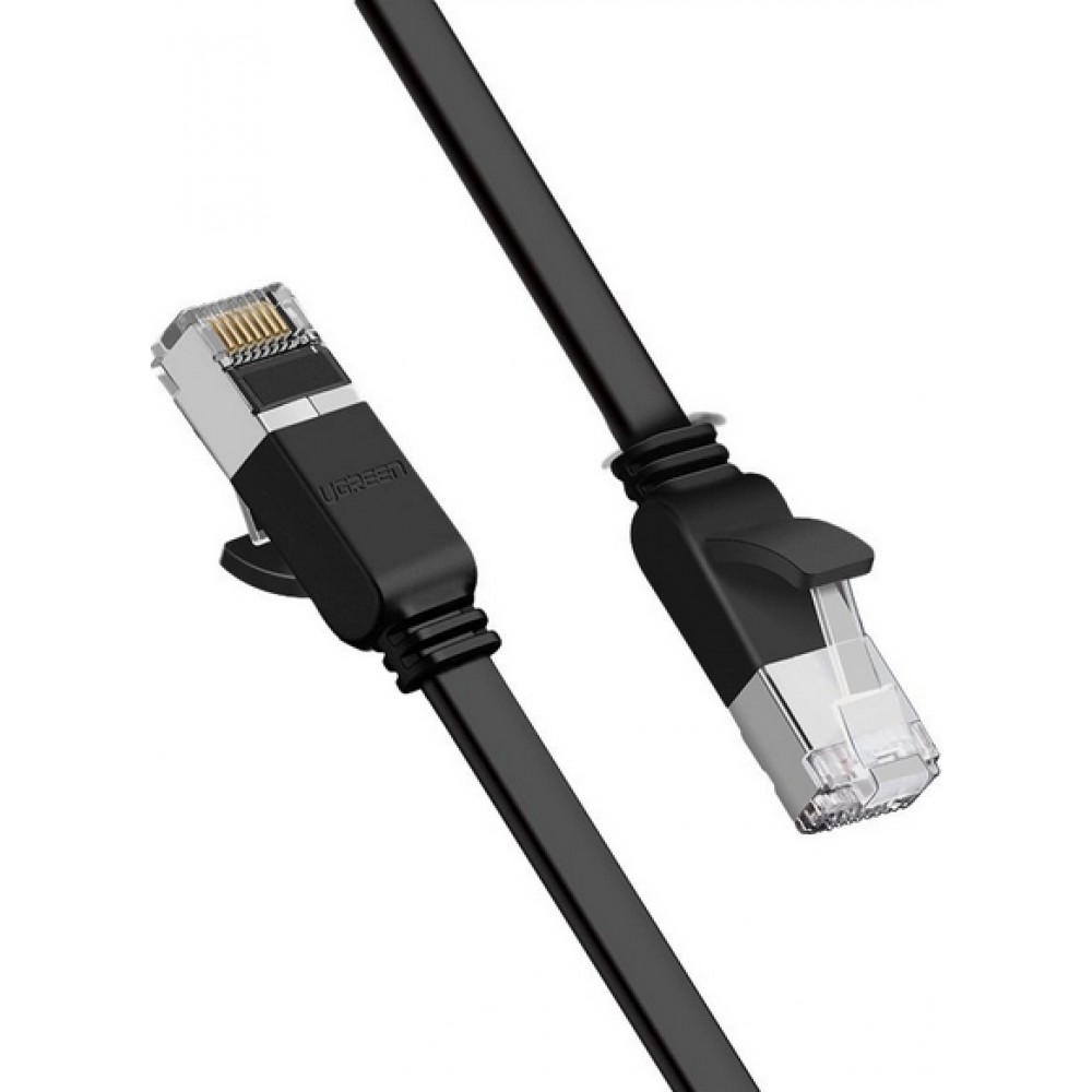 Ugreen Internet Kabel Ethernet Patchcord RJ45 Cat 6 UTP 1000Mbps 0.5m - Schwarz