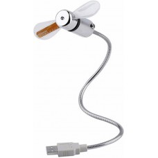 Ventilateur flexible avec connexion USB-A - Ventilateur de refroidissement avec jeu de lumières LED intégrée