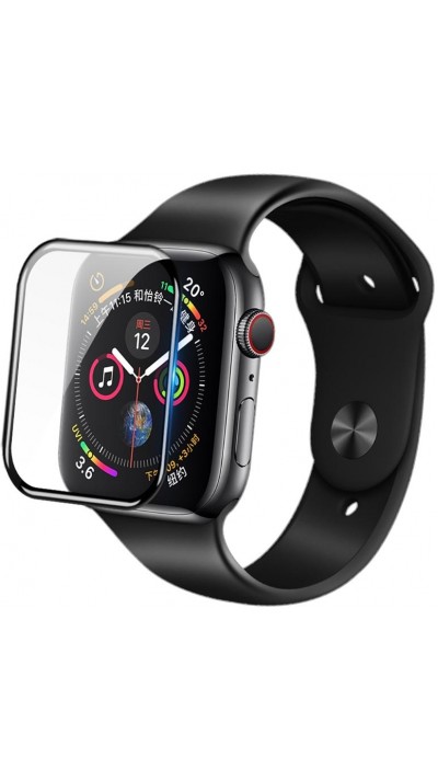 Vitre de protection 3D Tempered Glass noir - Apple Watch Ultra 49 mm