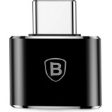 Adaptateur OTG USB-A vers USB-C Mini Baseus pour transfert de données et charge rapide - Noir