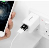 Adaptateur OTG USB-A vers USB-C Mini Baseus pour transfert de données et charge rapide - Noir