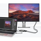 Choetech USB Type C Thunderbolt 3 Adapter 40Gbps 2x DisplayPort 4K 60Hz HUB-D03 - Schwarz