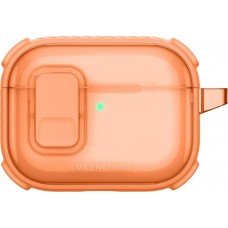 AirPods 3 Case H&uuml;lle - AmazingThing Titan Pro Guardian Schutzh&uuml;lle innovativ - Orange