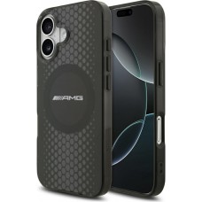 Coque iPhone 17 - AMG Double Layer graphiques transparent MagSafe protection élégante - Noir