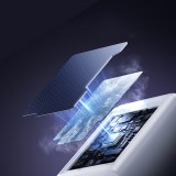 Baseus EnerFill FE11 3 en 1 chargeur mural rapide 2x USB-C / USB-A 100W - Blanc