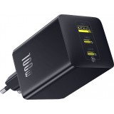 Baseus EnerFill FE11 3 en 1 chargeur mural rapide 2x USB-C / USB-A 100W - Noir