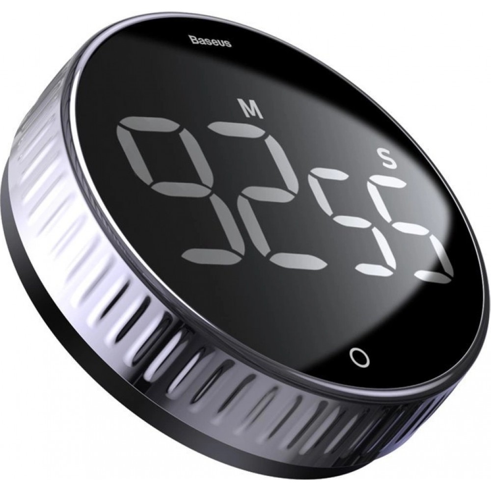 Baseus Heyo Rotation Countdown Timer - Minuteur électronique rotatif précis ACDJS-01 - Noir