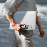 Baseus Metal Gleam Series Hub 7en1 HDMI 4K 60Hz USB-C avec 3x USB 3.0 / USB-C PD / SD / microSD - Gris