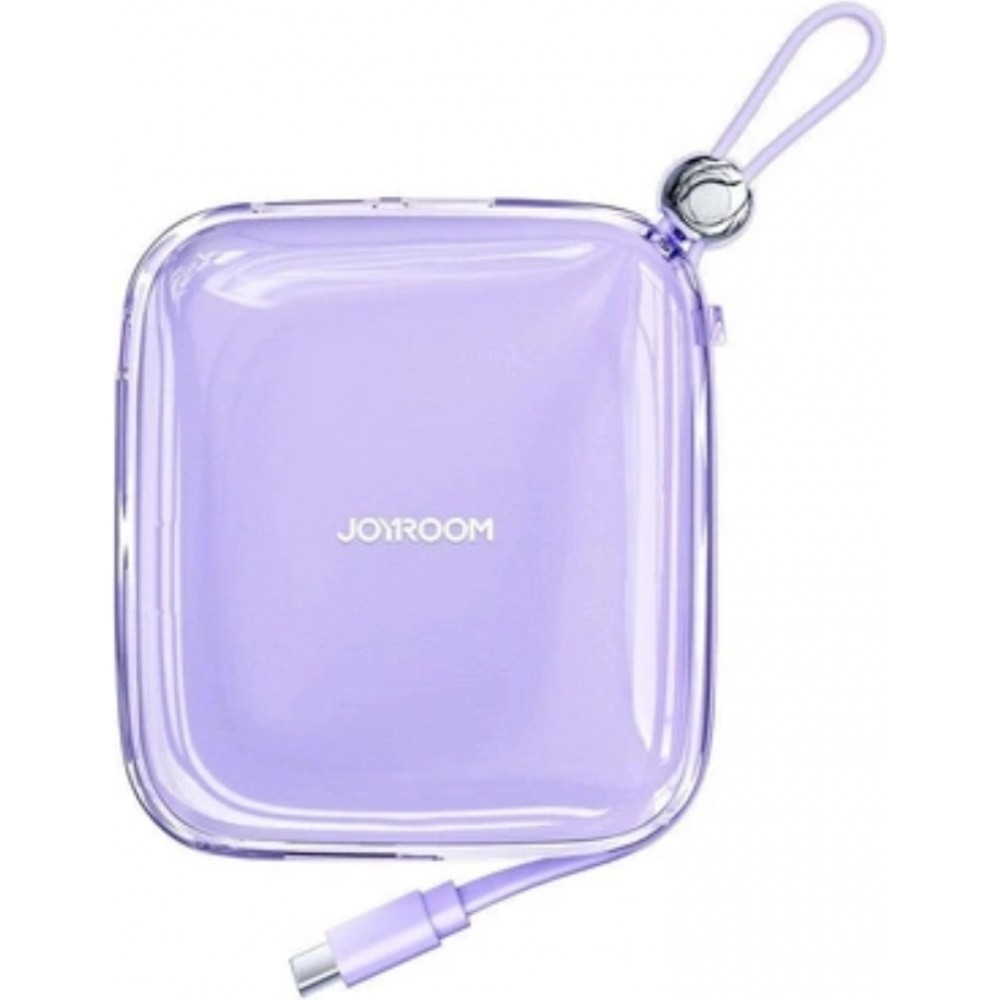 Batterie externe portable Joyroom Jelly Mini 10000mAh 12W USB-C / USB-A - Violet