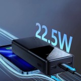 Batterie externe Powerbank Joyroom 20000mAh 22.5W PD QC3.0 AFC puissance rapide portable - Noir