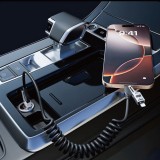 Câble Dudao L20 Pro 4-en-1 USB-A / USB-C - Lightning / USB-C 65W pour charge et transfert - Noir