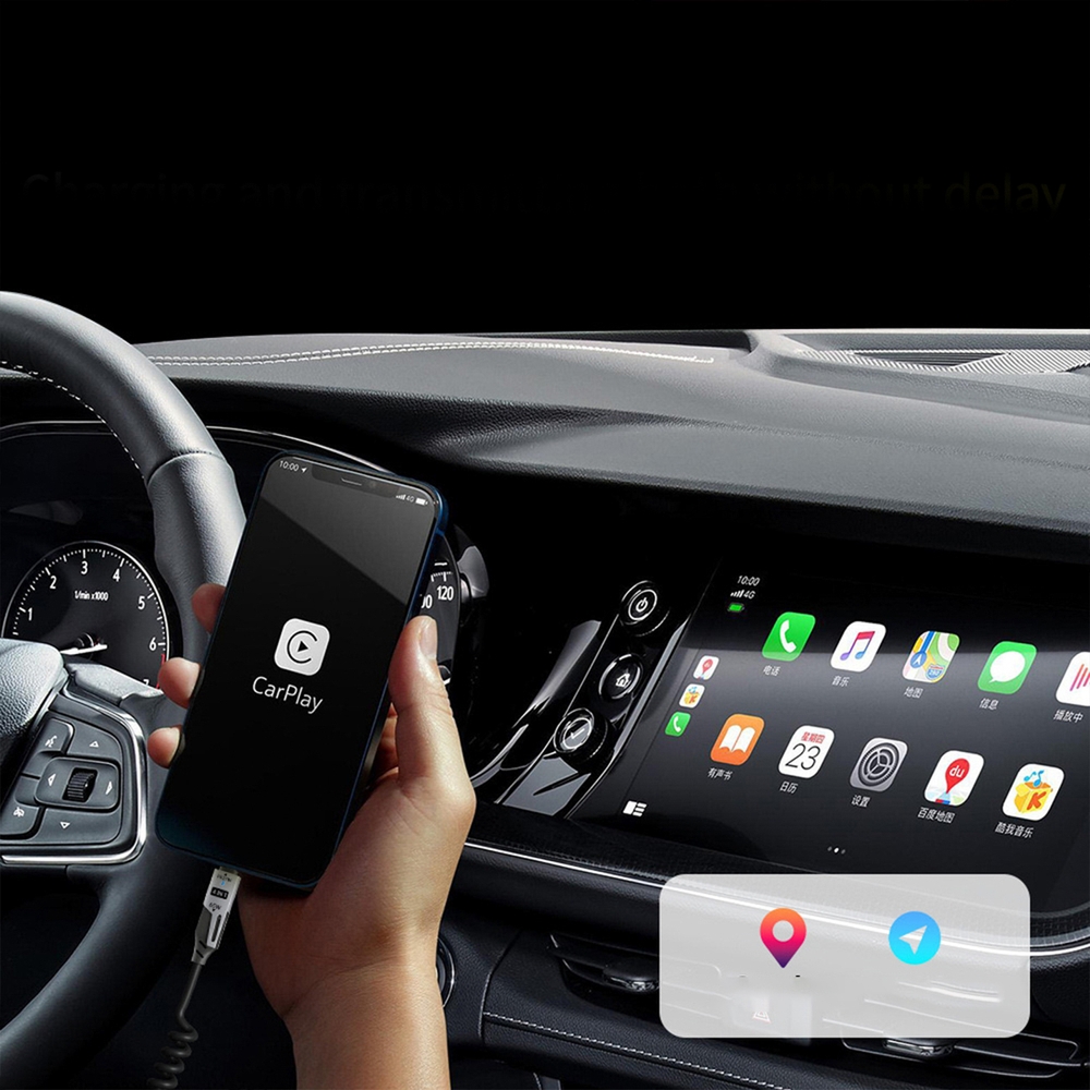 Câble Dudao L20 Pro 4-en-1 USB-A / USB-C - Lightning / USB-C 65W pour charge et transfert - Noir