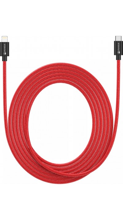 Câble iPhone (3 m) Lightning vers USB-C - Nylon PhoneLook