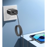 Câble USB-C vers USB-C magnétique (1.2 m) 240W avec Power Delivery 3.1 Choetech XCC-1054 - Noir