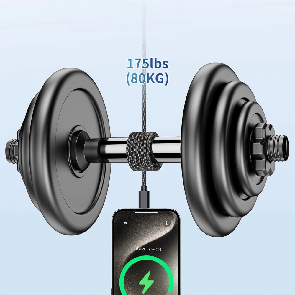 Câble USB-C vers USB-C magnétique (1.2 m) 240W avec Power Delivery 3.1 Choetech XCC-1054 - Noir