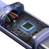 Câble USB-C vers USB-C PD QC 100W 5A 480Mb/s (2 m) Baseus - Violet