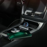 Chargeur de voiture Baseus Golden Contactor Pro USB-A et 2x USB-C 65W - Gris