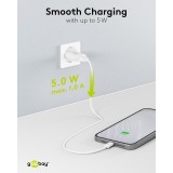 Chargeur mural Goobay 5W USB-A adaptateur secteur USB compact - Noir