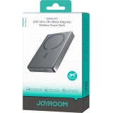 Batterie power bank magnétique Joyroom JR-PBM08 Pro 10000mAh 20W ultra fin MagSafe - Gris