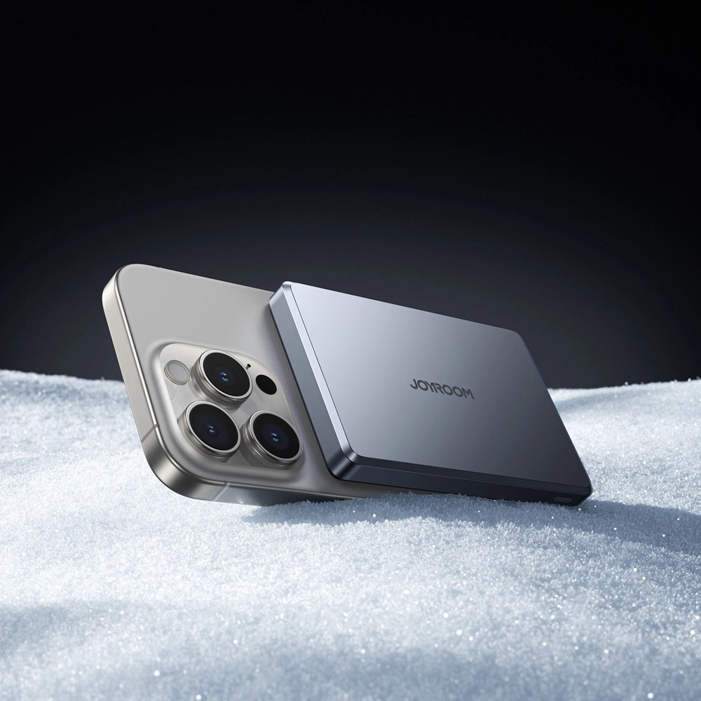 Batterie power bank magnétique Joyroom JR-PBM08 Pro 10000mAh 20W ultra fin MagSafe - Gris