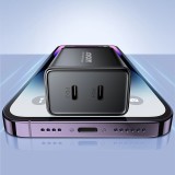 Chargeur rapide double USB-C (2x) 40W Joyroom JR-TCF09 - Noir