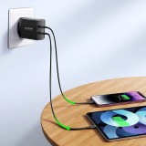 Chargeur rapide double USB-C (2x) 40W Joyroom JR-TCF09 - Noir