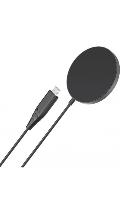 Chargeur sans fil magnétique Choetech 15W MagSafe compatible iPhone - Noir