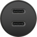 Chargeur voiture rapide Goobay 30W USB-C PD adaptateur allume-cigare 12/24V - Noir