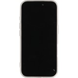 Coque iPhone 16 - Effet rouille vintage en silicone rigide style industriel - Bleu